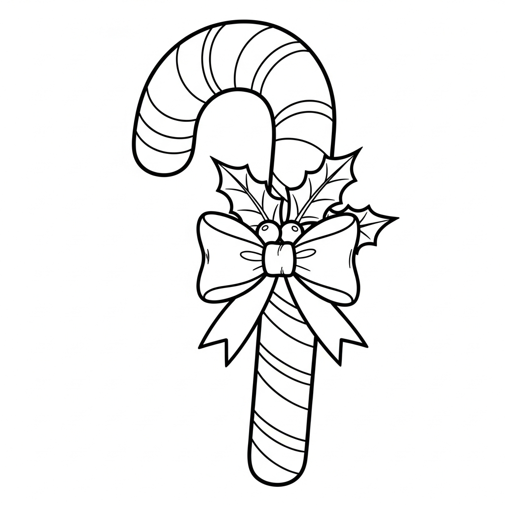 Candy Cane coloring page
