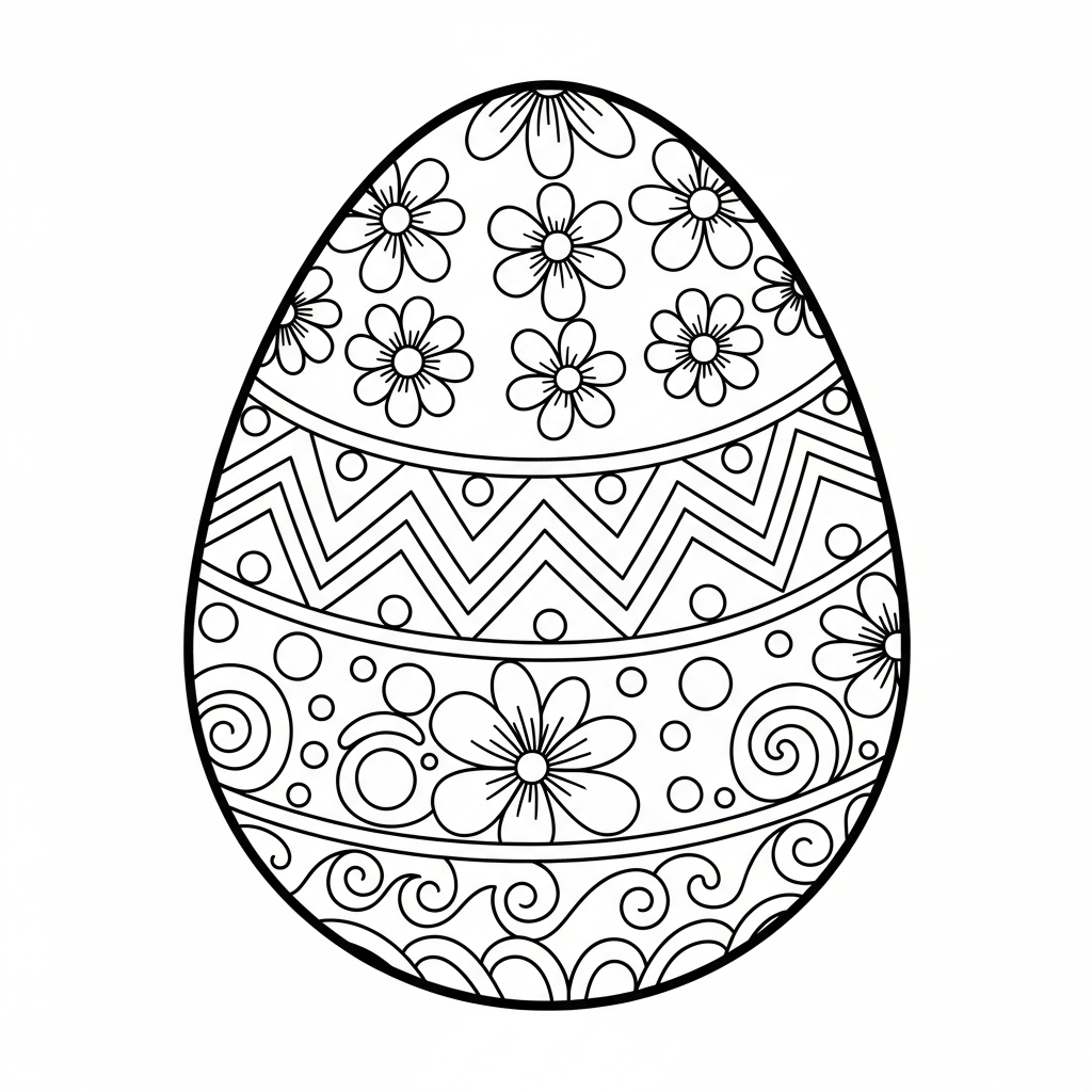Easter Egg coloring page