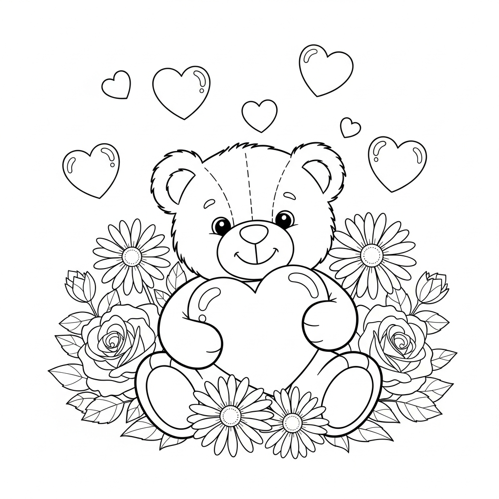 Teddy Bear coloring page